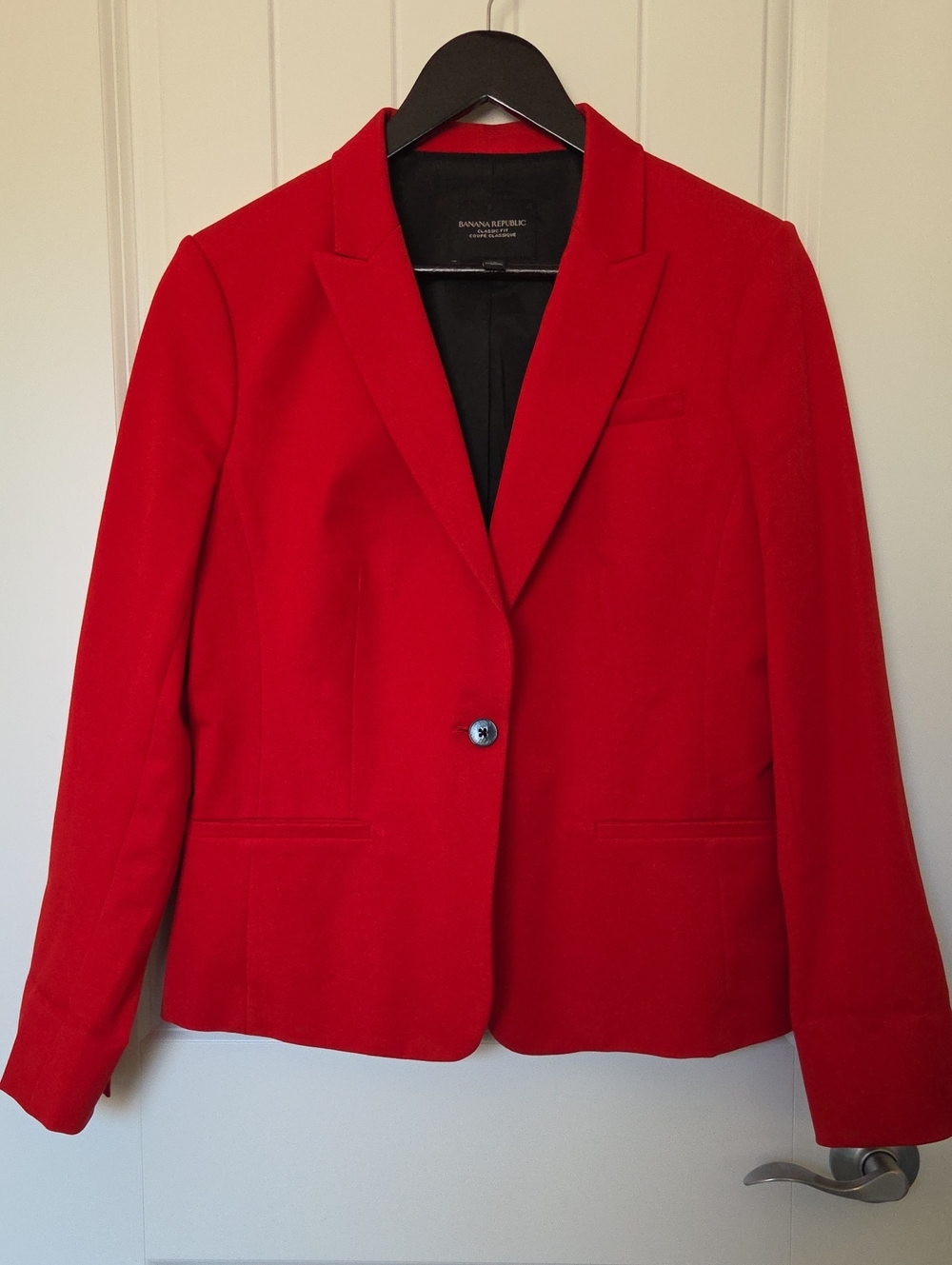 Banana Republic Red Tailored Women's Blazer (size 10)